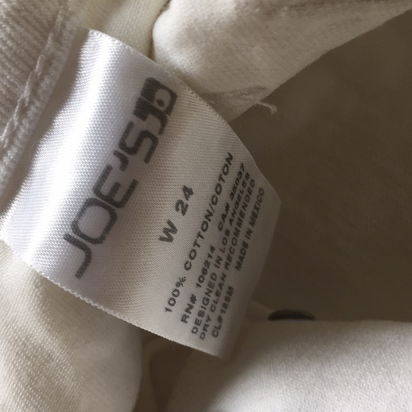 NWT Joes Jeans White Distressed Denim Jean Skirt - Picture 3 of 4